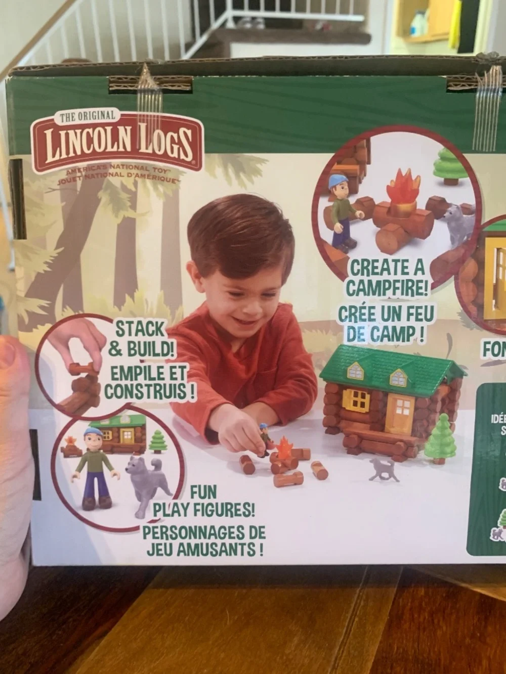 The Original Lincoln Logs On the Trail Cabin 60 pc. Building Set